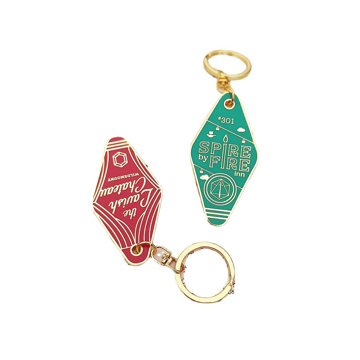 Retro Metal Keychain 4
