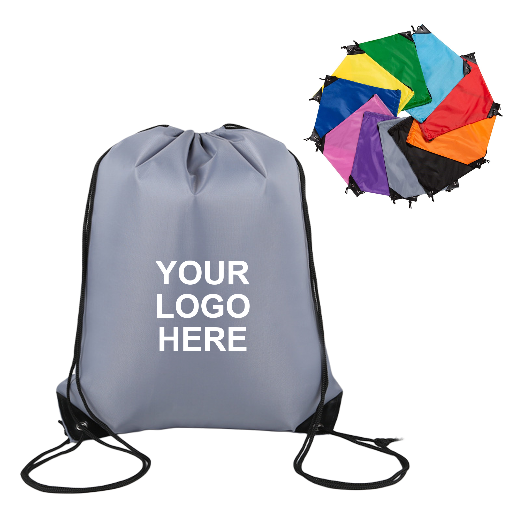 Custom Drawstring Backpack for Marathon Outdoor Swimming 3
