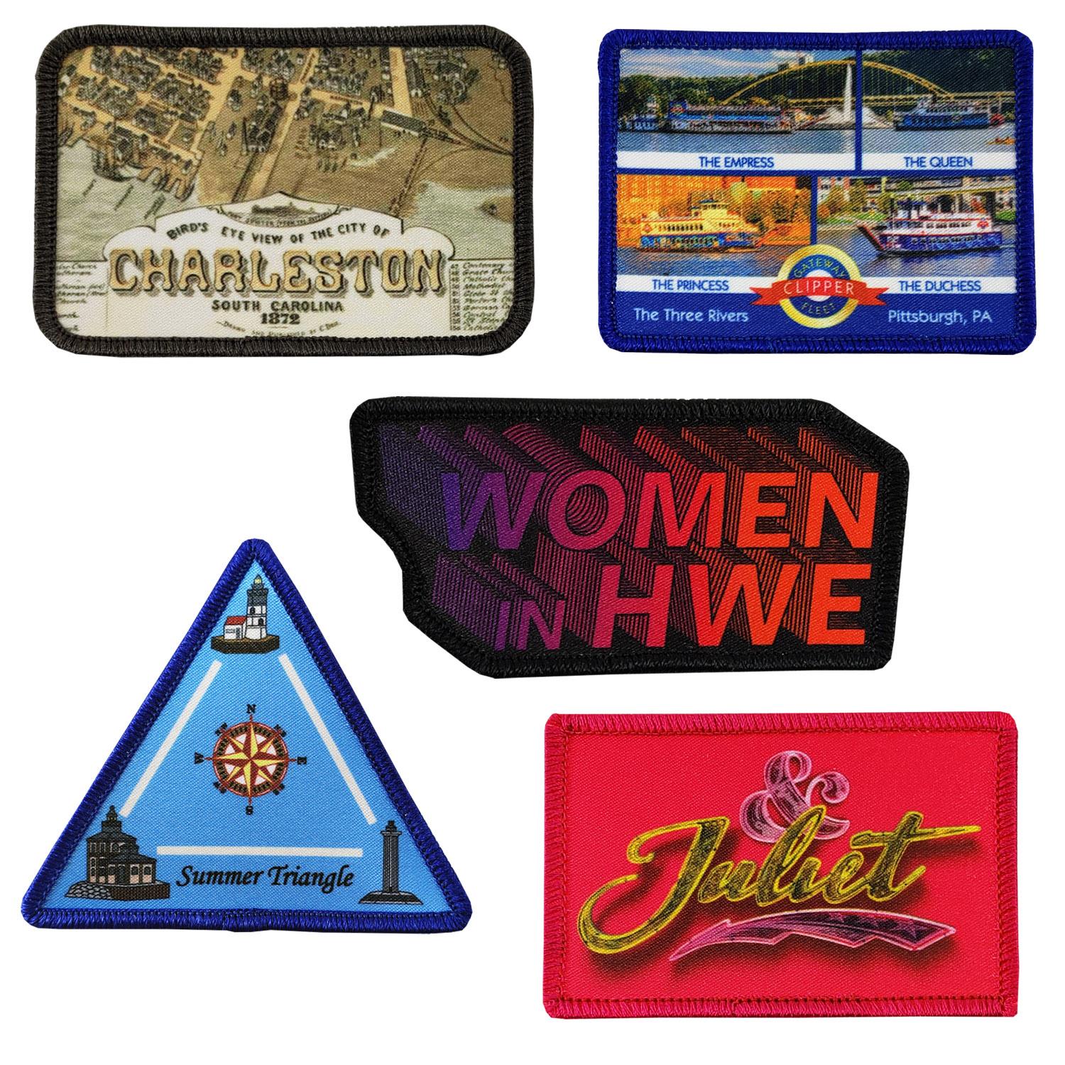 Full Color 4CP Dye Sublimation Patches 1