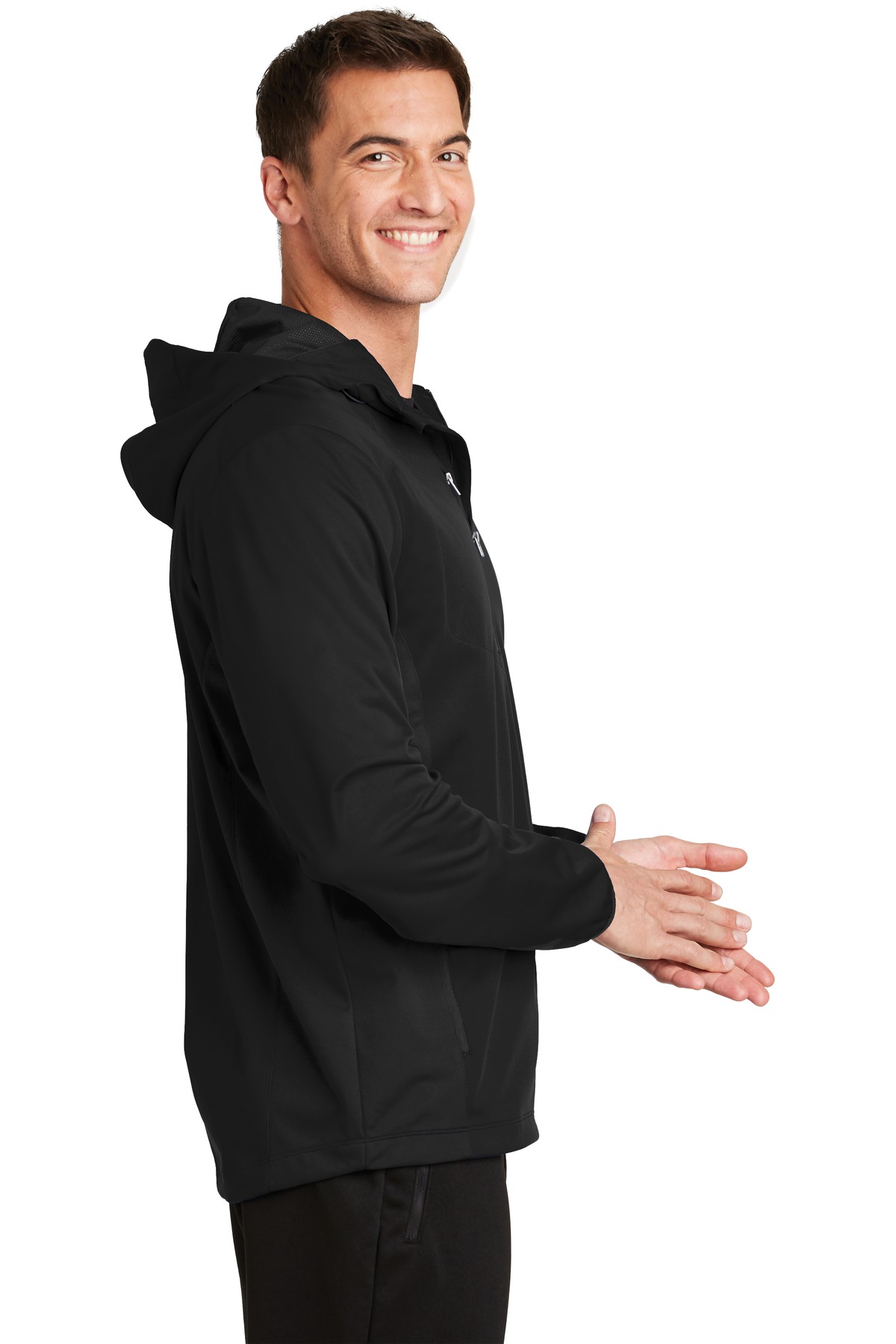 Active Hooded Soft Shell Jacket