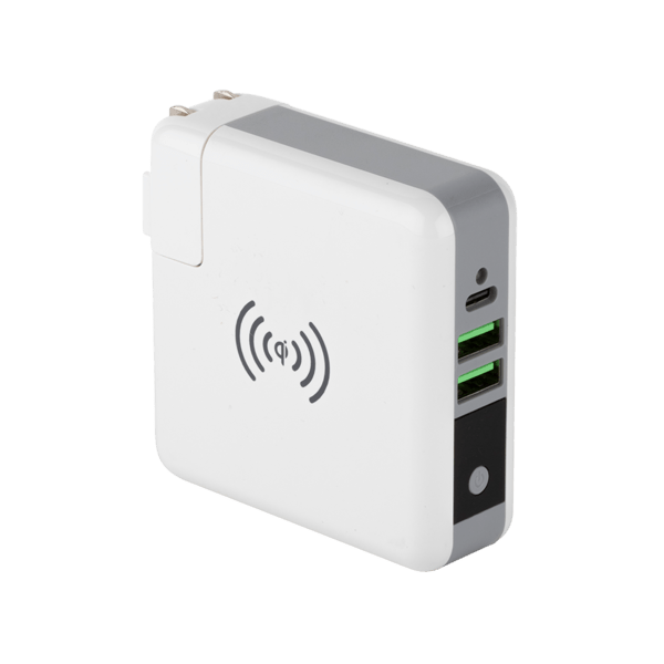 Monterey 6700 mAh Wall Adapter Powerbank / Wireless Charger 19