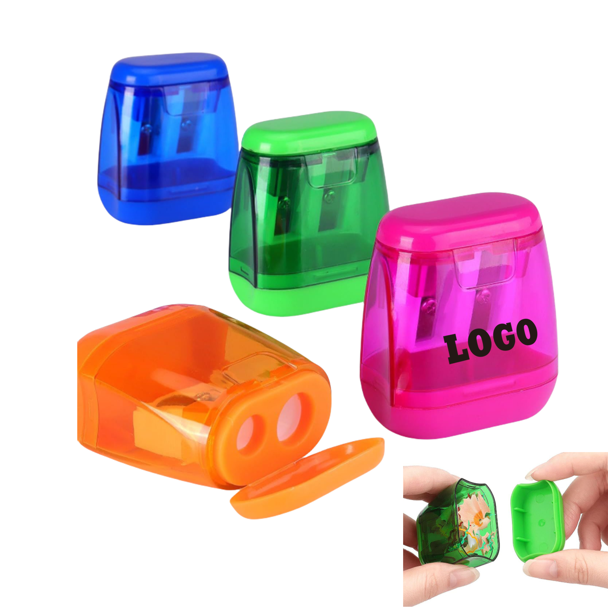 Double Hole Pencil Sharpener MOQ100 2