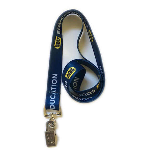 5/8" Non-Breakaway Silkscreen Lanyard 2