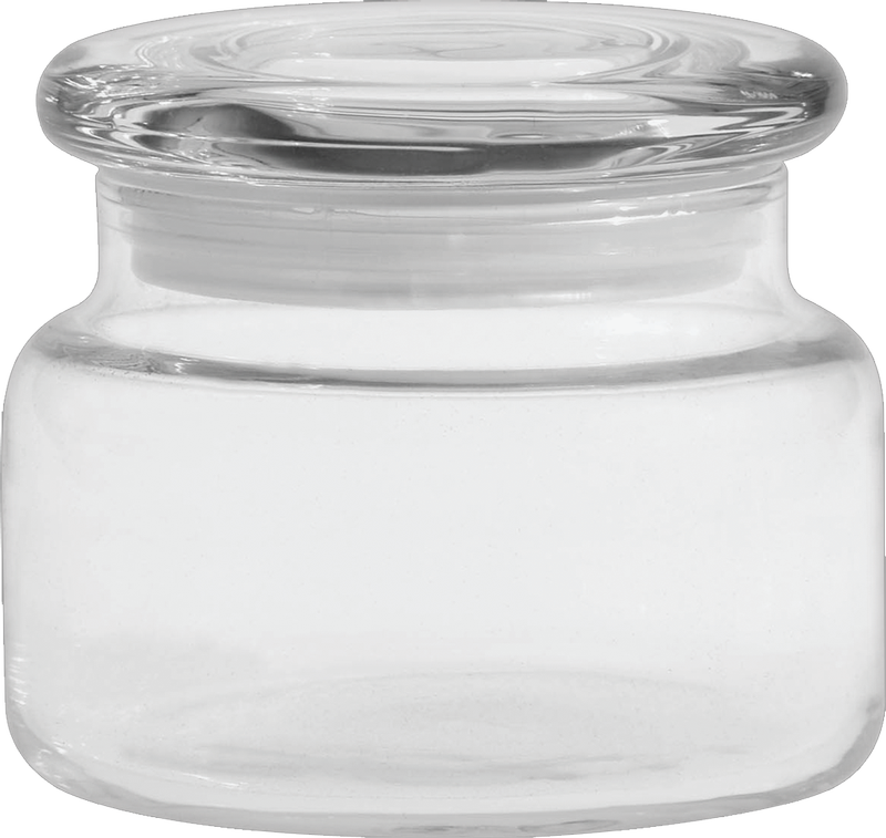 8 oz. Apothecary Jar with Flat Lid 2