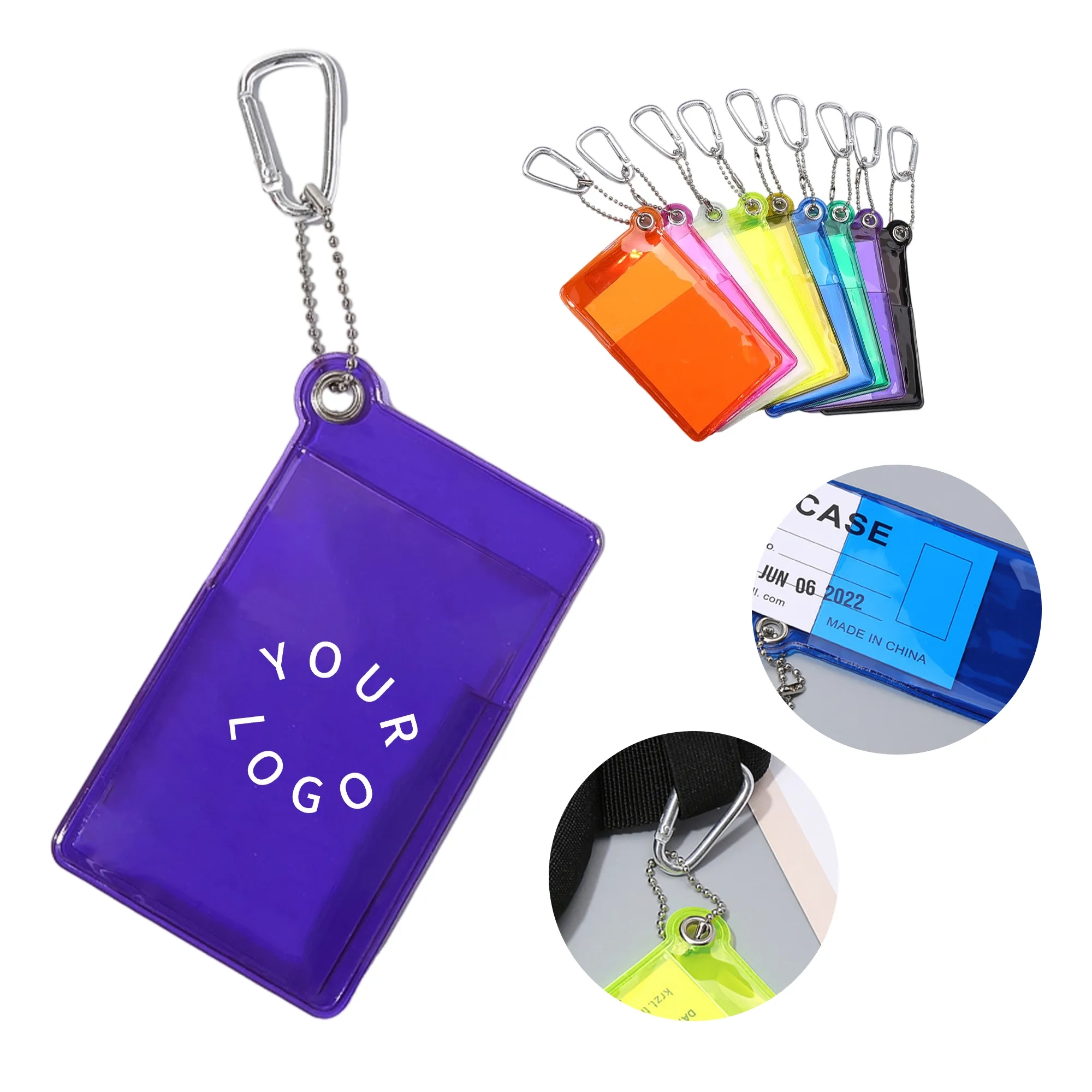 Transparent Vibrant ID Holder 5