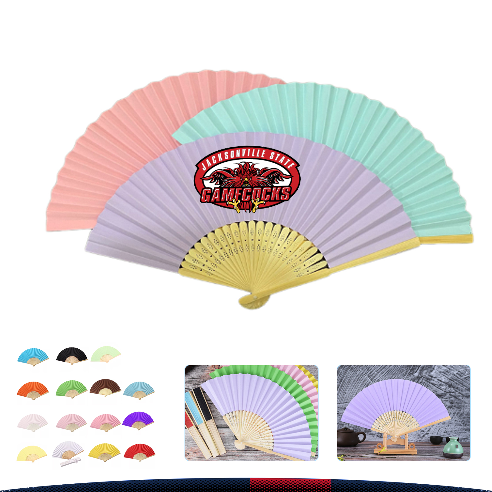 Portable Folding Hand Fans 8
