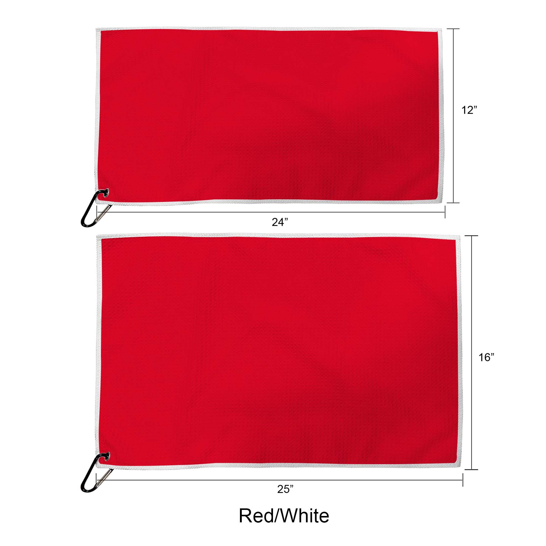 Free Shipping Full Color 400gsm Waffle Golf Towel 28