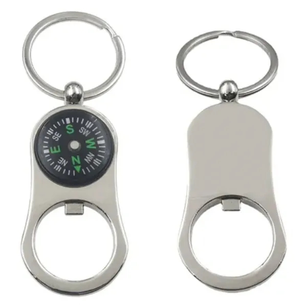 Keyring Bottle Opener with Compass 5