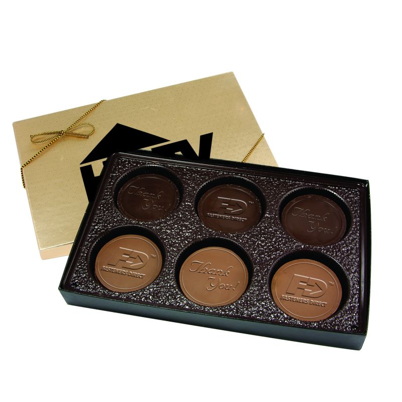 Cookie Gift Box with 6 Round Cookies 2