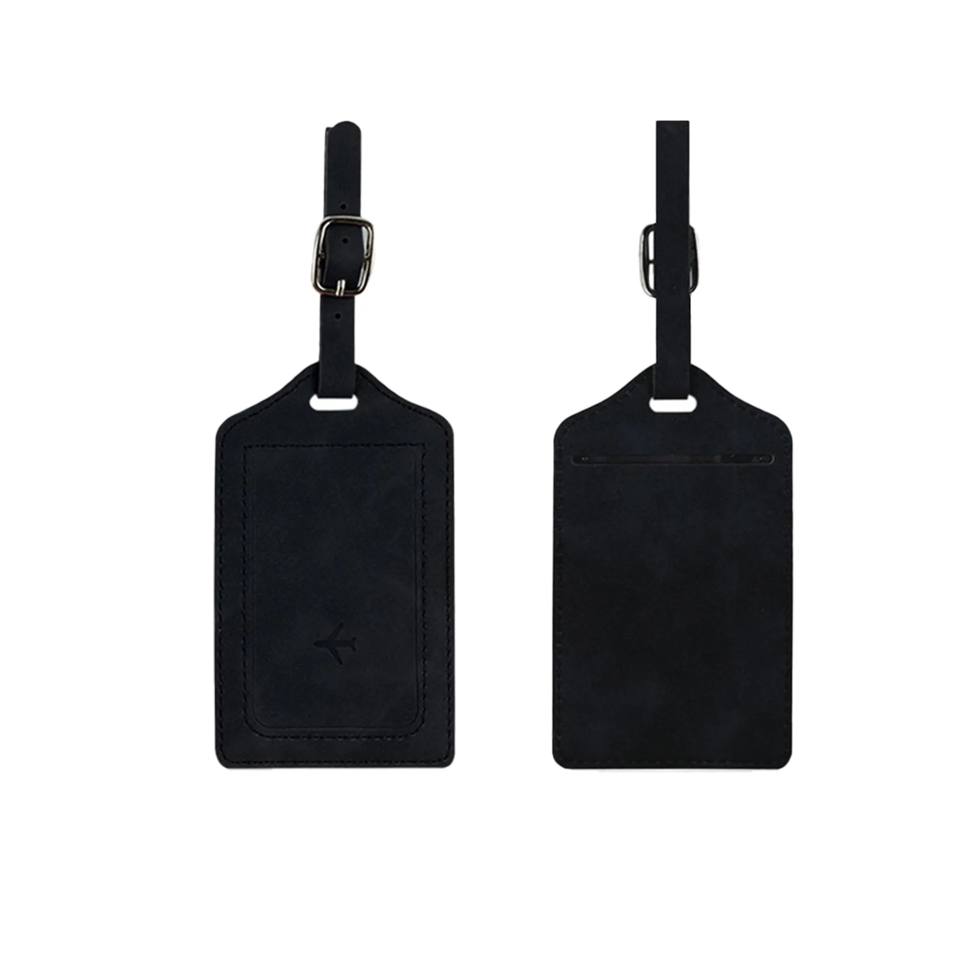 Custom PU Leather Luggage Tags - Travel Essentials 11