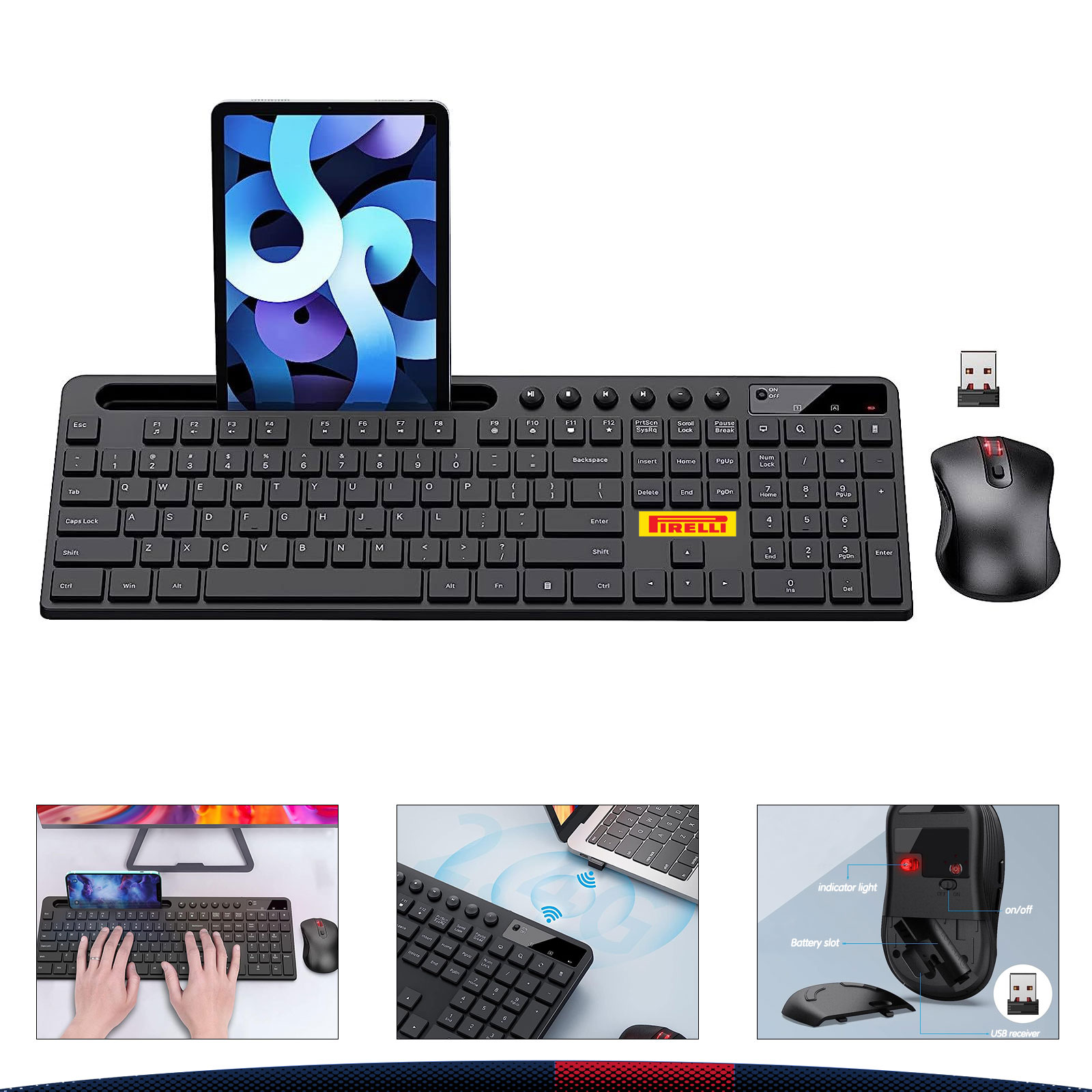 Bano Wireless Keyboard Set 2