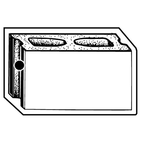 Cement Block Key Tag - Spot Color 1