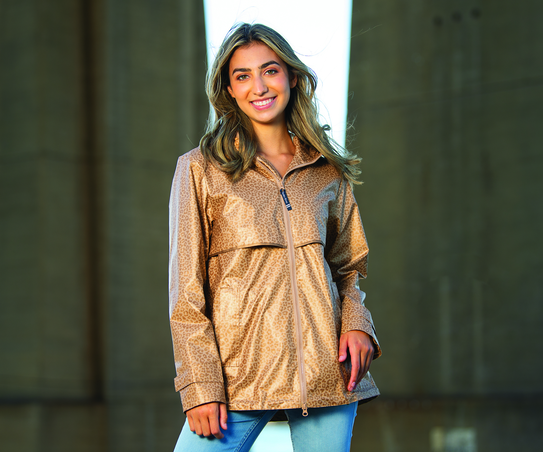 Women's Animal Print New Englander Rain Jacket