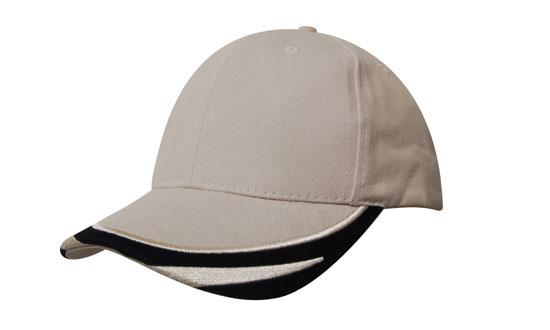 Brushed Heavy Cotton with Peak Trim Embroidered 10