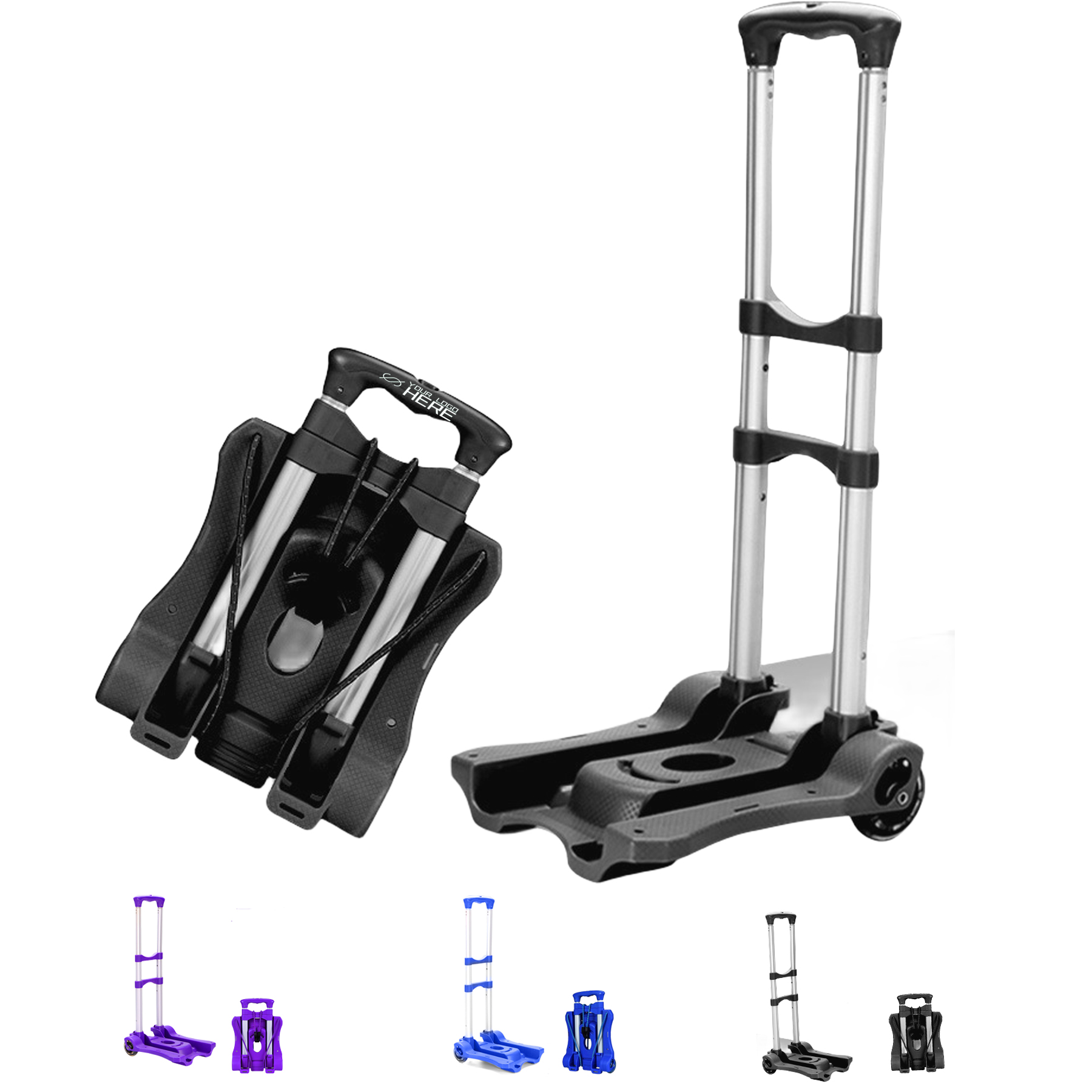 Folding Luggage Cart 2