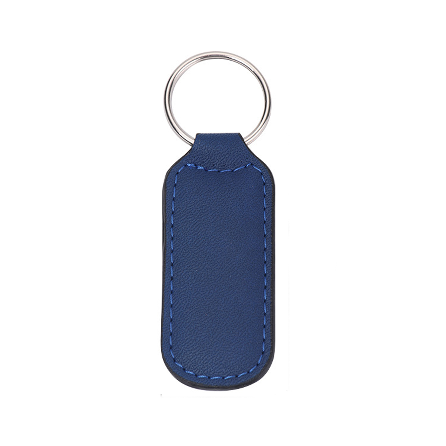 PU Leather Rectangle Keychain 8