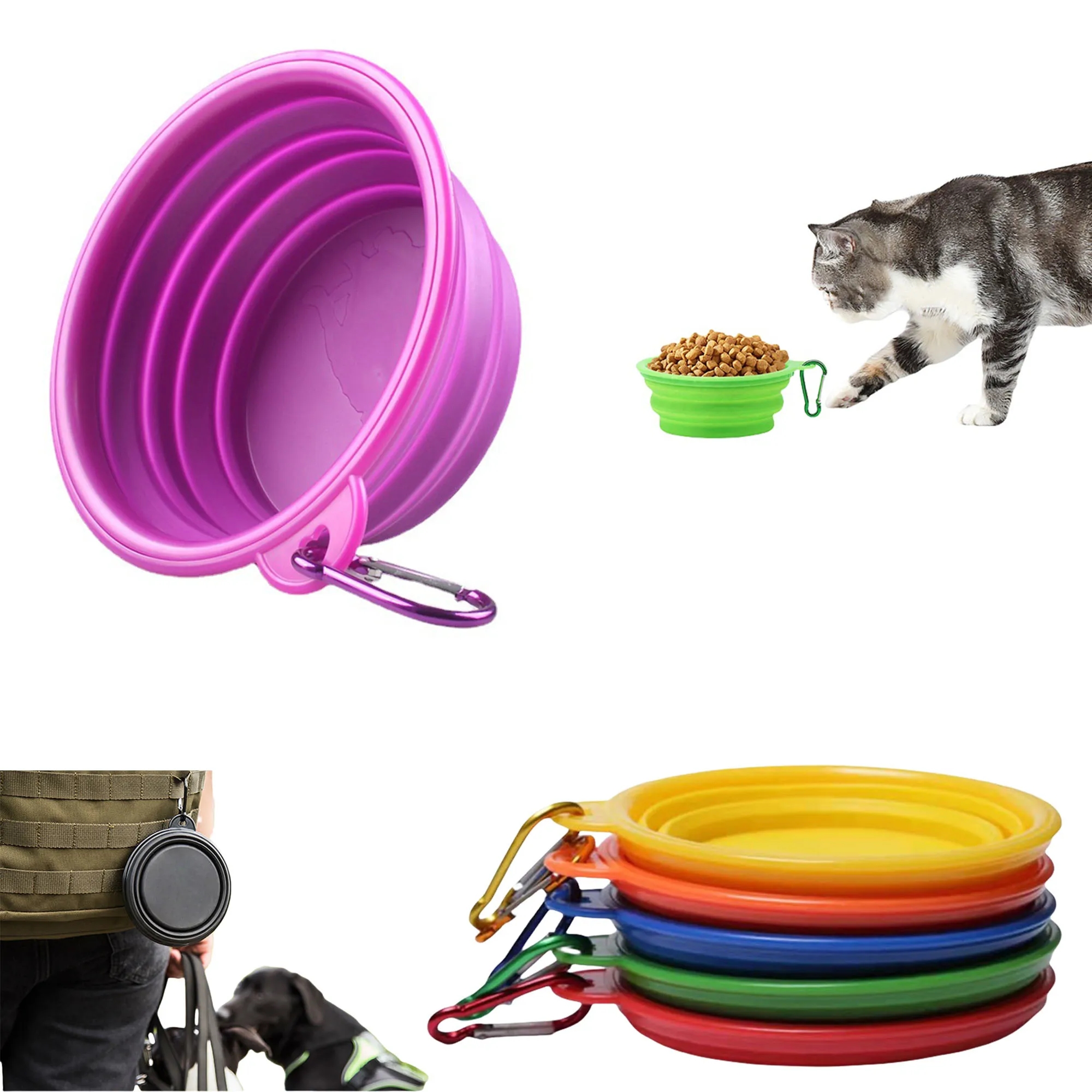 Pack Pet Bowl With Clip 15