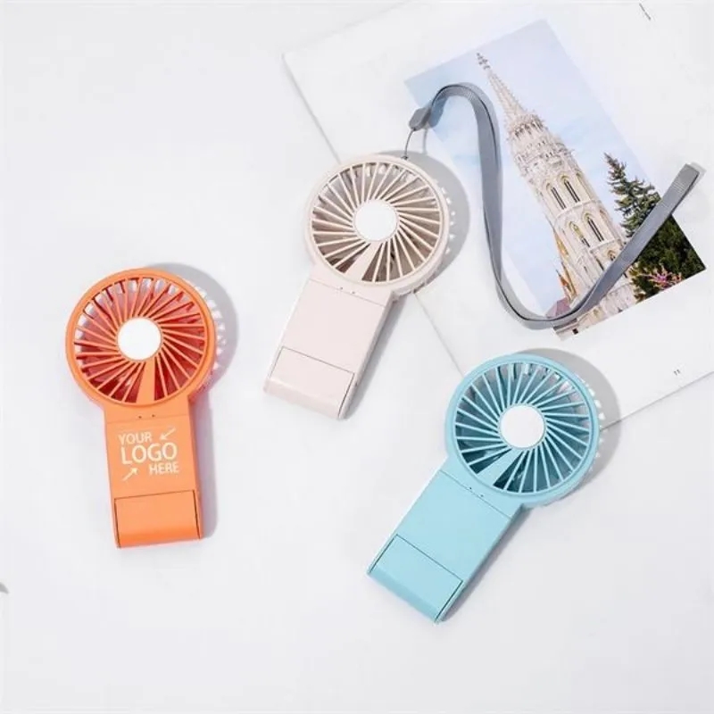 Mini Slim Fan With Makeup Mirror 3