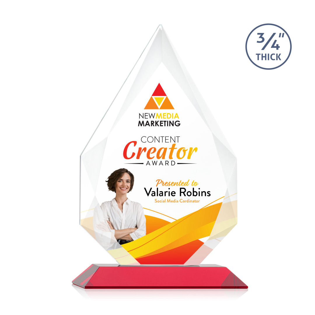 Hawthorne VividPrint™ Award - Red 9