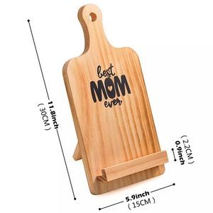 Wooden Cookbook Stand 3