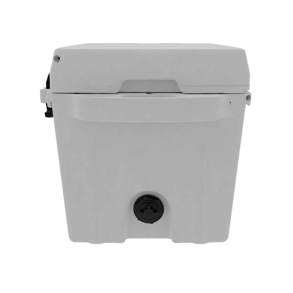Taiga 27 Quart Cooler: Custom molded Logo, Custom PMS Color 7