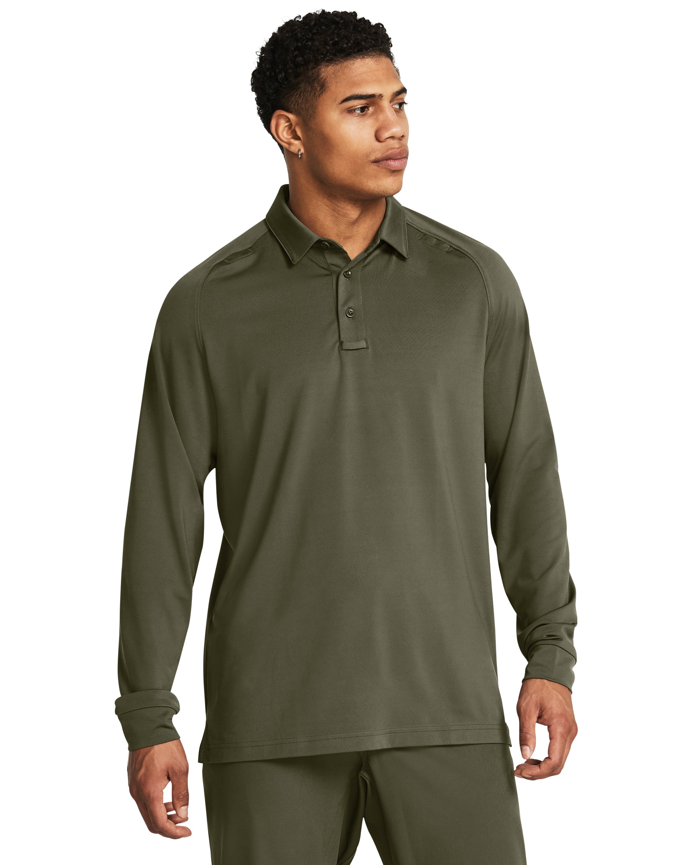 UA Tactical Elite Men's Long Sleeve Polo 3