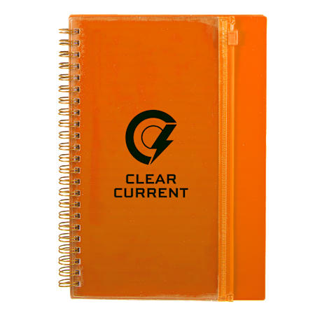 5.5" x 8.5" Spiral Notebook with Clear Pocket 43