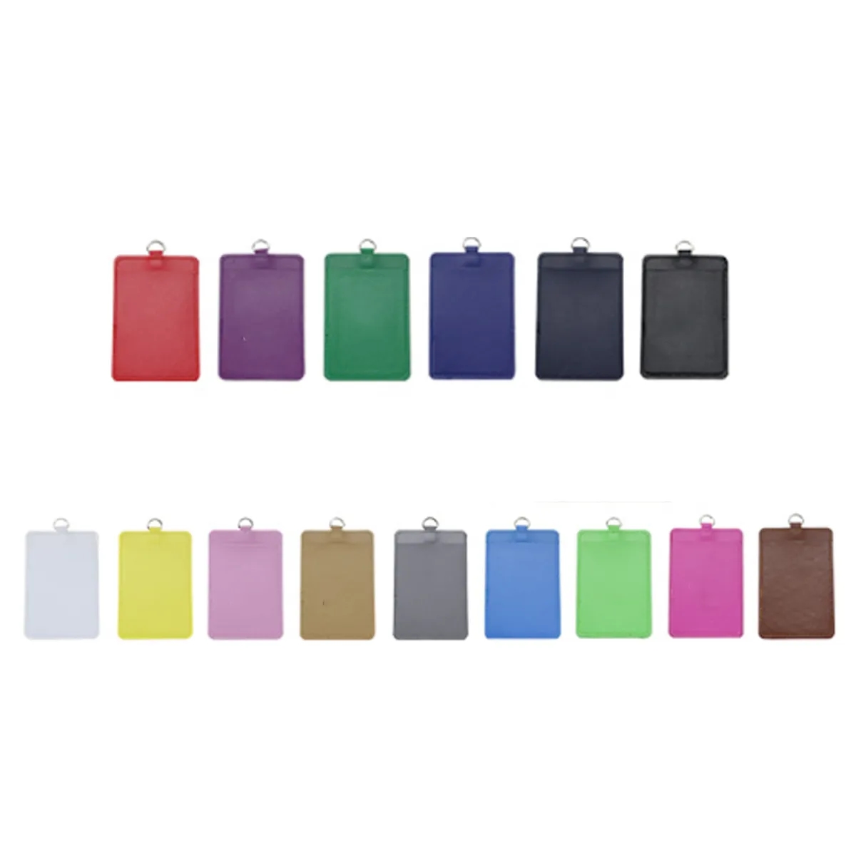 Durable PU Leather ID Badge Holder Wholesale Clearance 1
