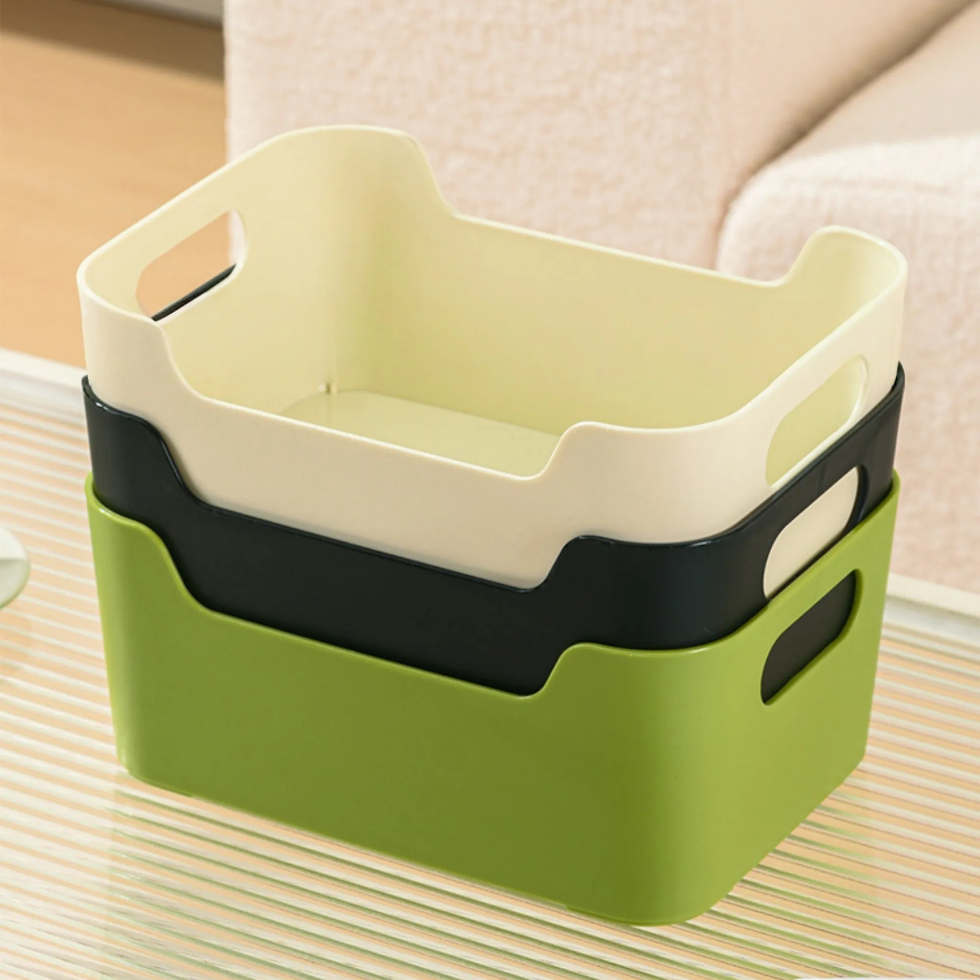 Utility Household Storage Basket Desktop Organizer Holder 3