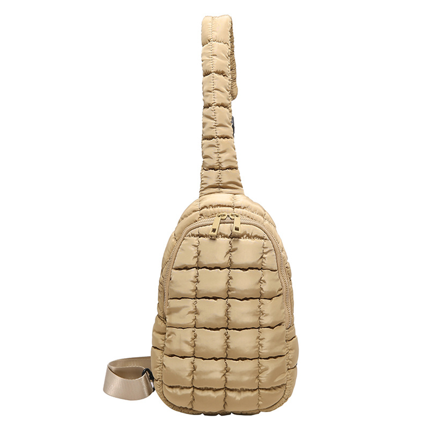 Nylon Waterproof Puffer Sling Bag 11
