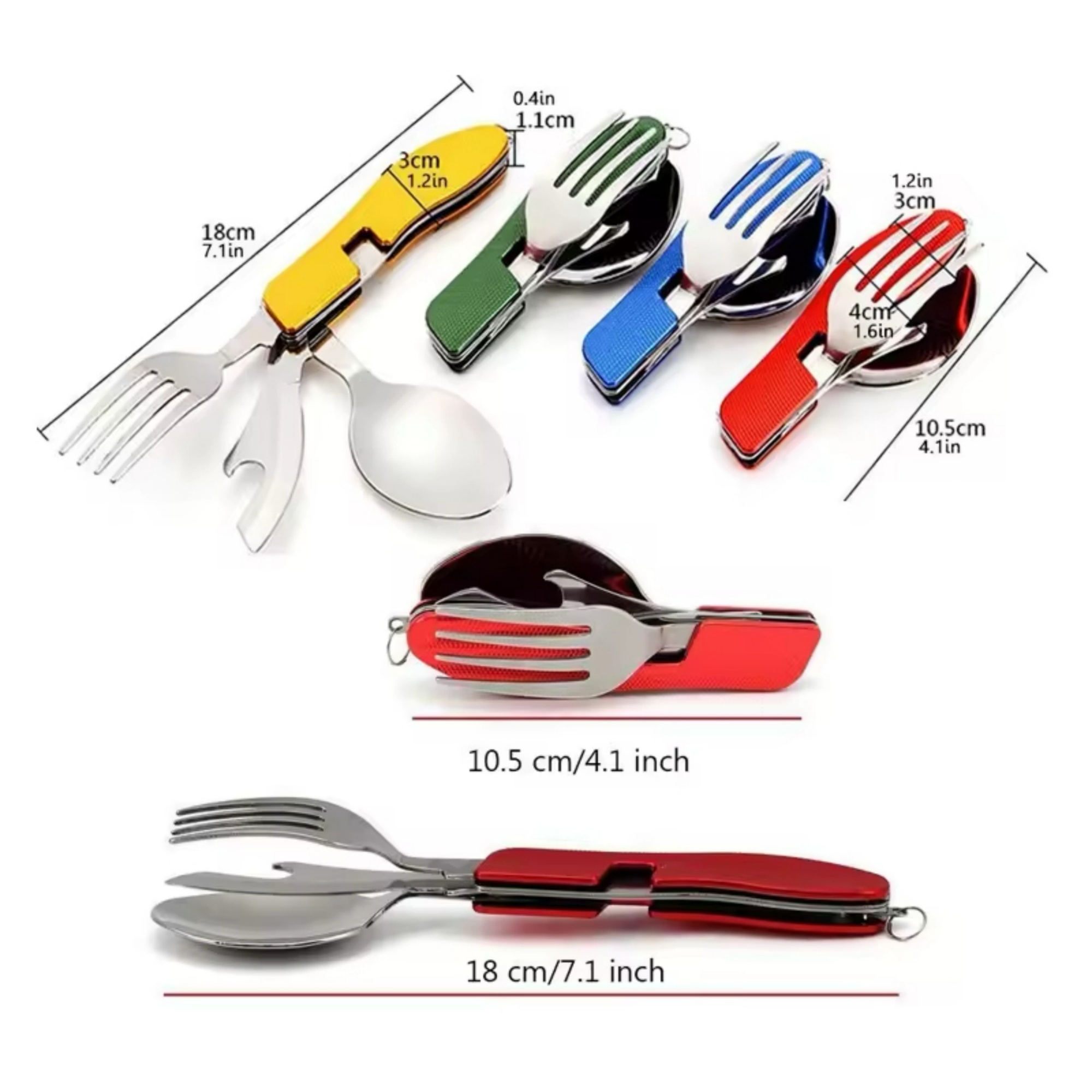 3-in-1 Foldable Camping Utensil 2