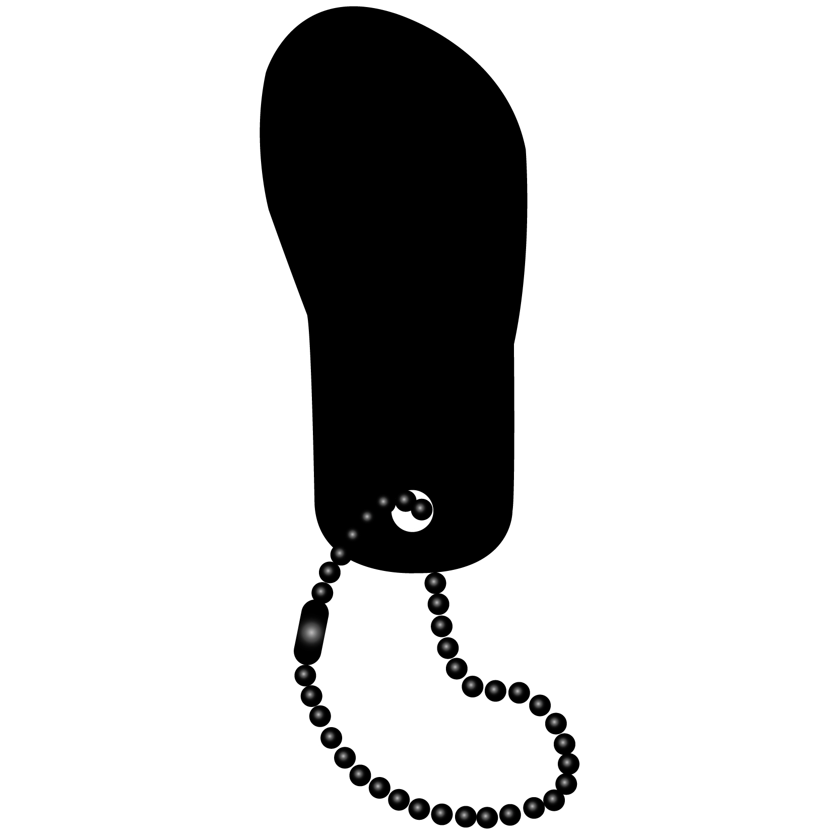 Flip Flop Key Tag 12
