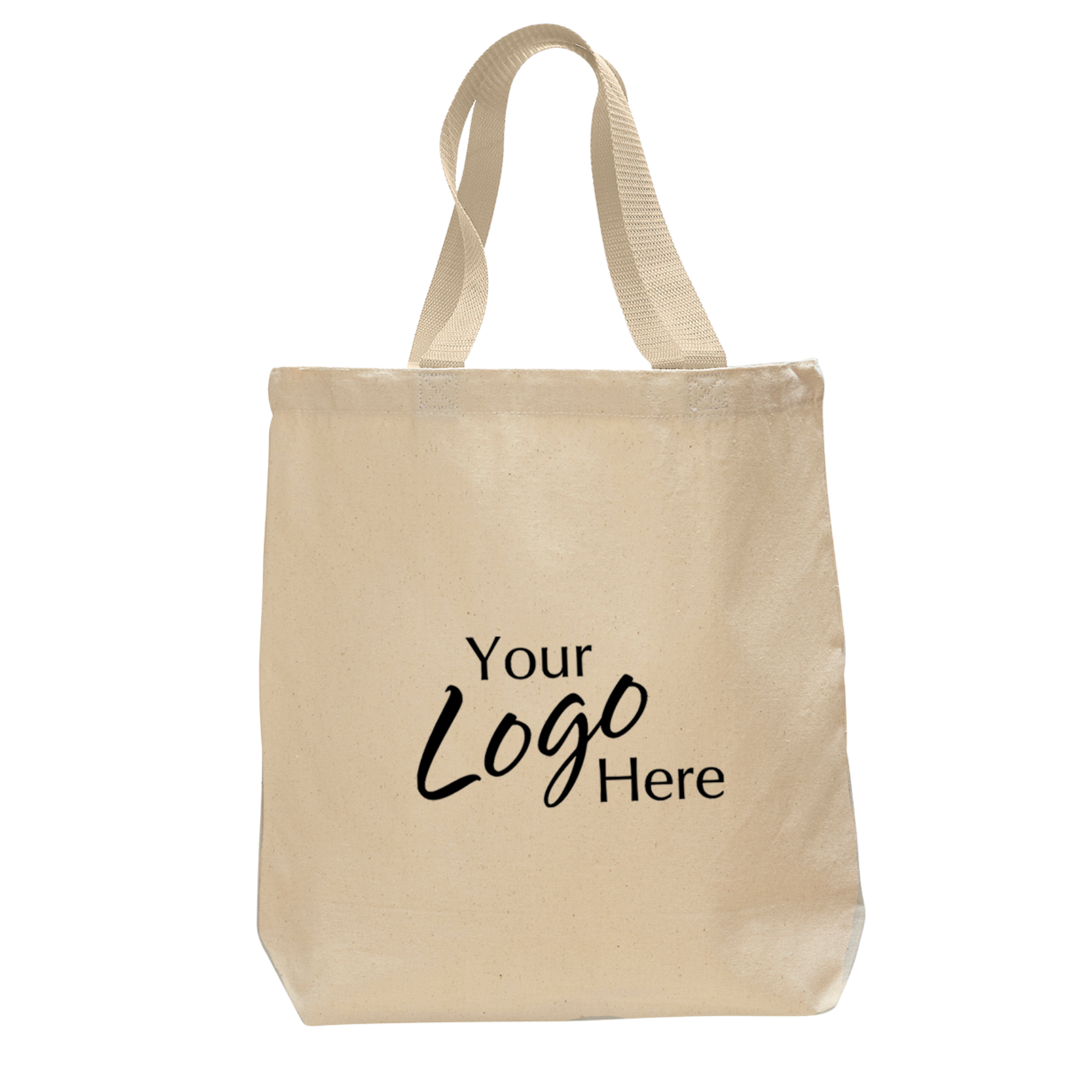 Promotional Tote 15" W x 15" H Natural Bag with 3" Bottom Gusset 1