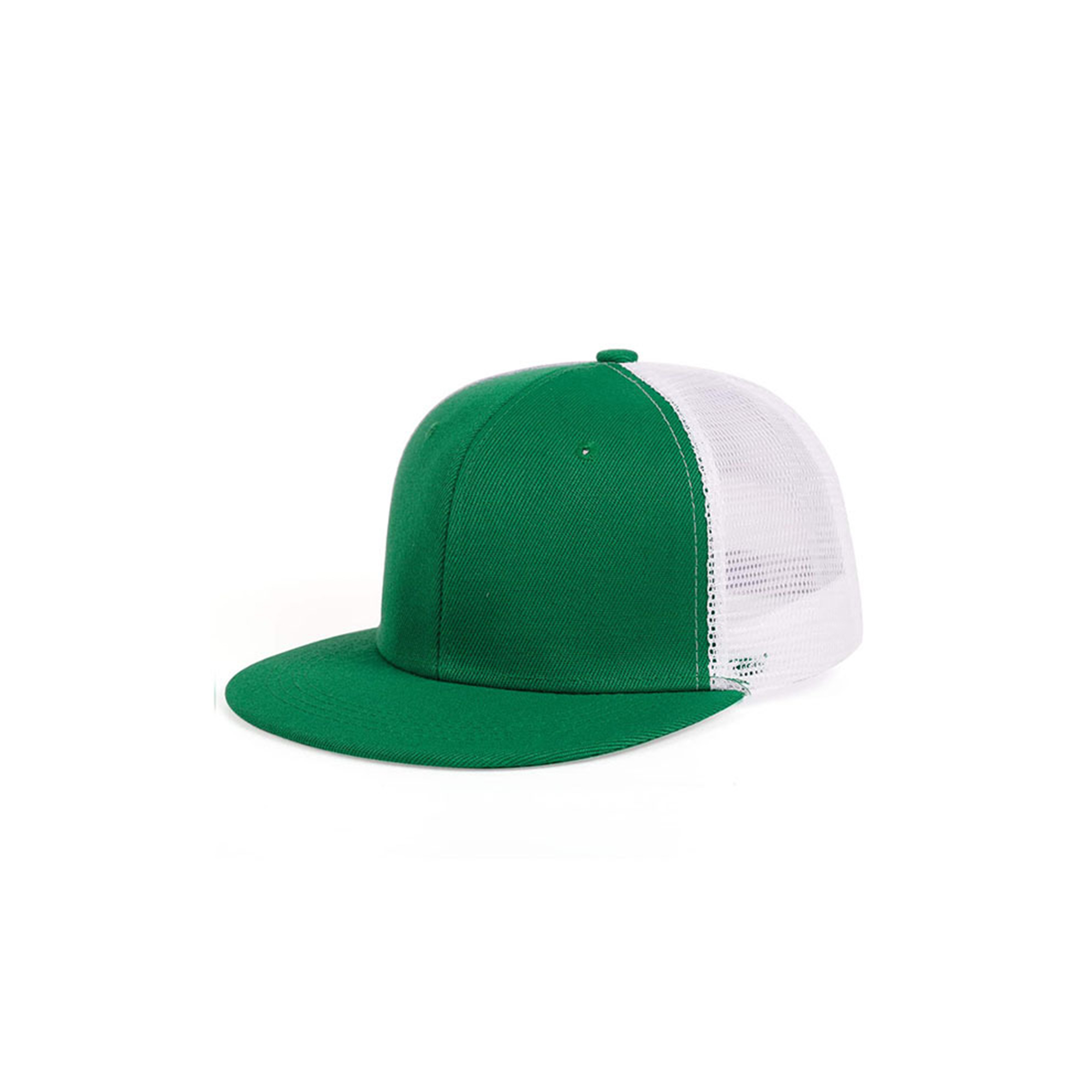 Six Panel Structured Trucker Cap With Mesh Back 3