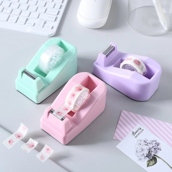 Macaron Color Desktop Tape Dispenser 2