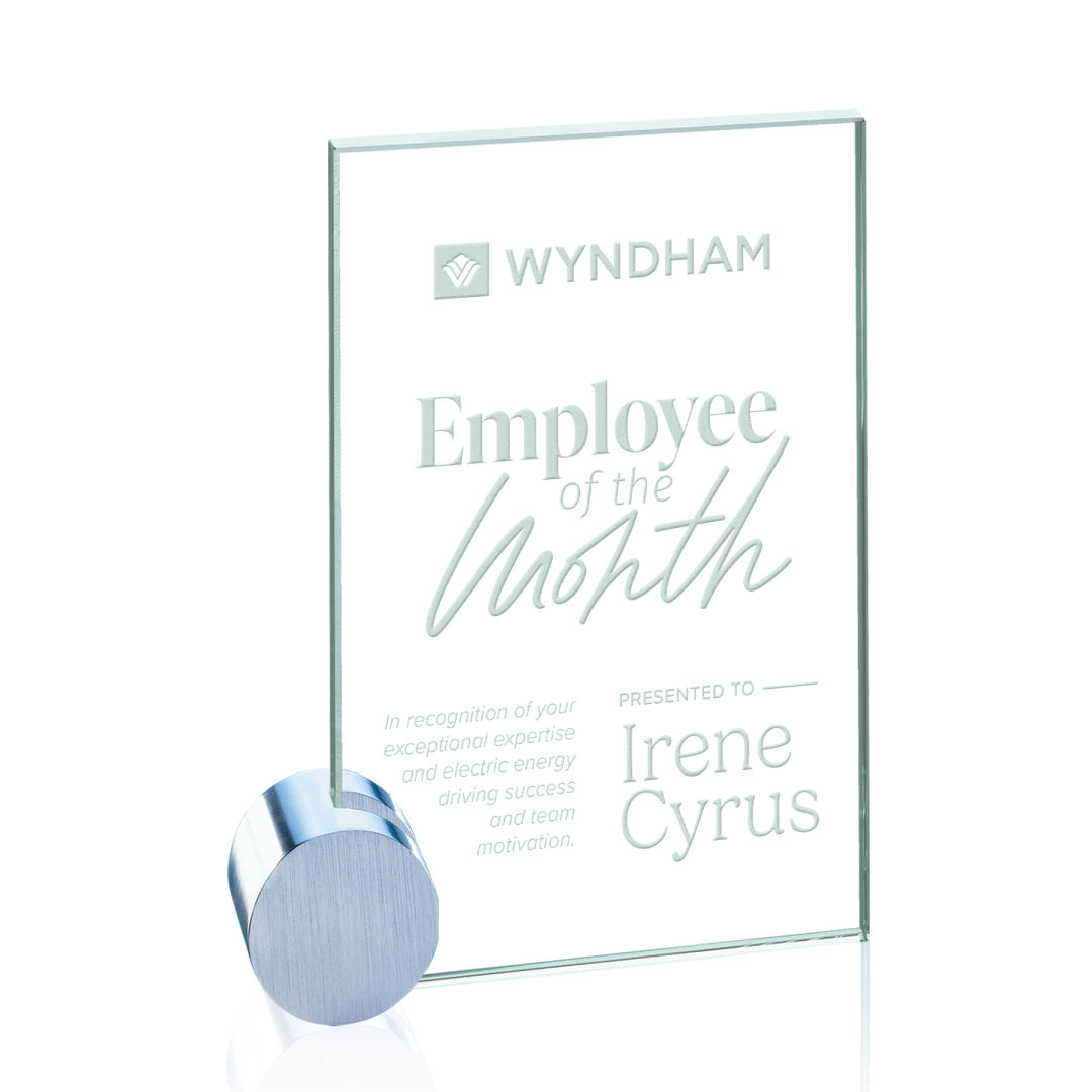 Bermuda Award - Jade/Chrome Circle 5