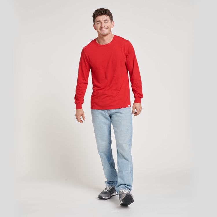 RUSSELL ATHLETIC DRI-POWER® CVC Performance Unisex Long-Sleeve T-Shirt 32