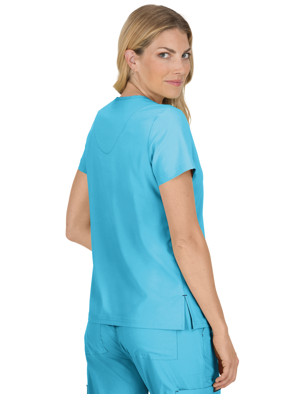 koi - Basics - Women's Four-Pocket Stretch V-Neck Becca Top 78