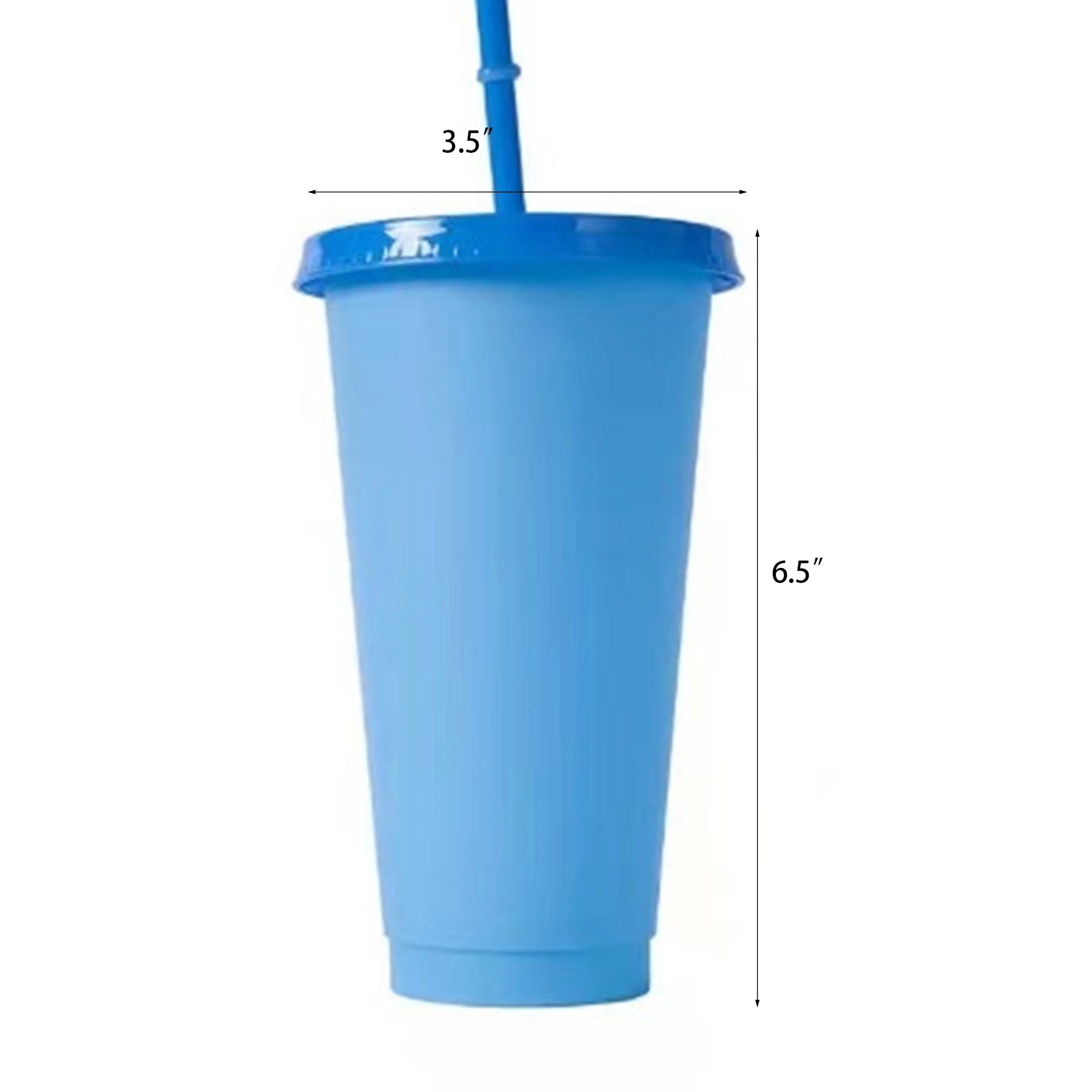24oz Color Changing Cups with Lids and Straws 2