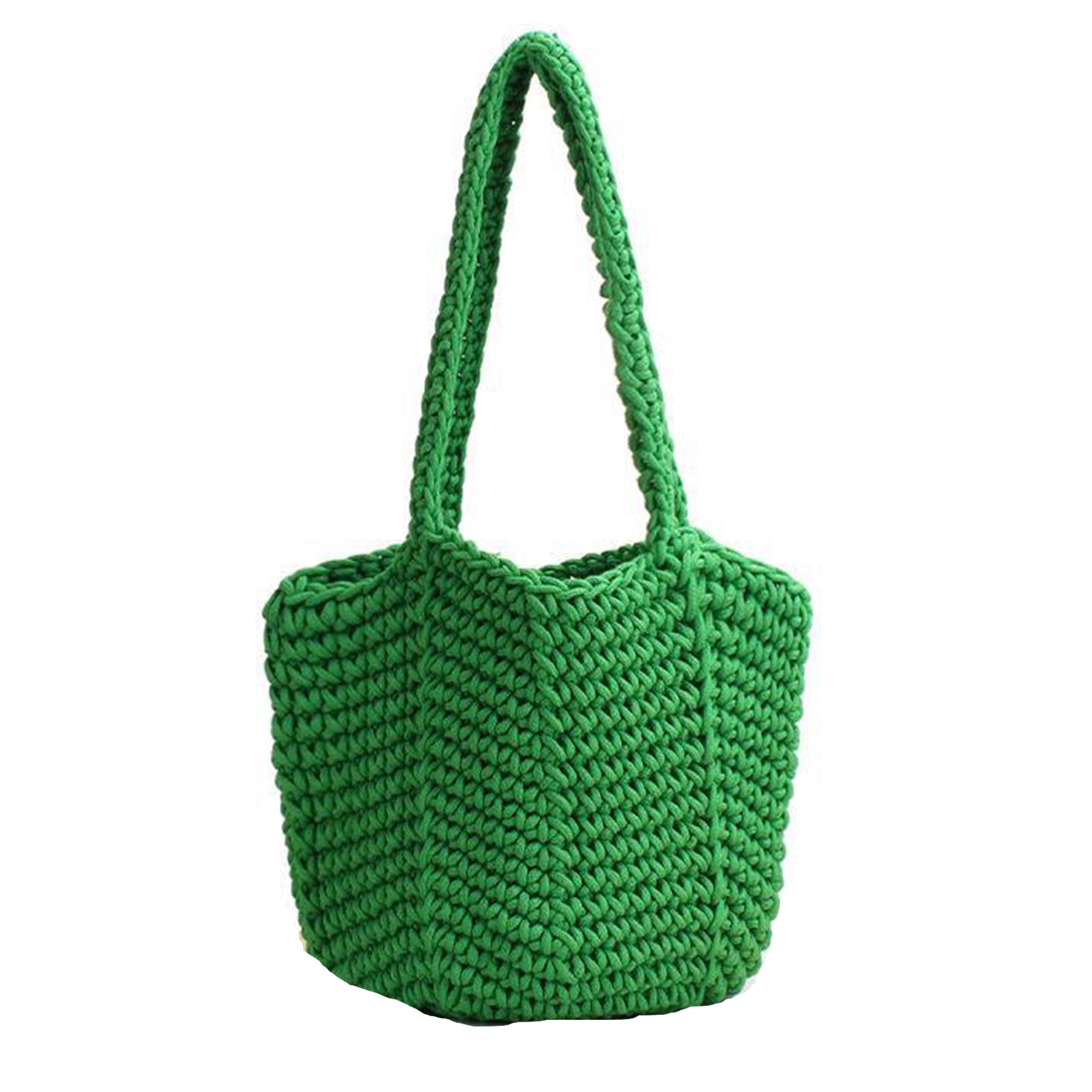 Jute Women Cotton Knitted Tote Bag Mesh Beach Bag, custom tote bag with logo imprint 7