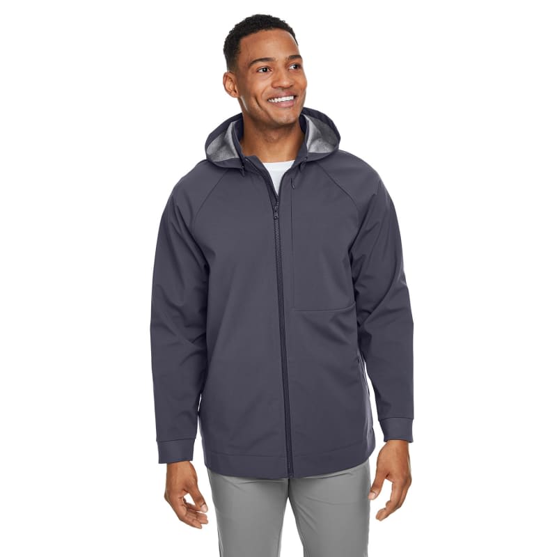 North End Men's City Hybrid Soft Shell Hooded Jacket 10