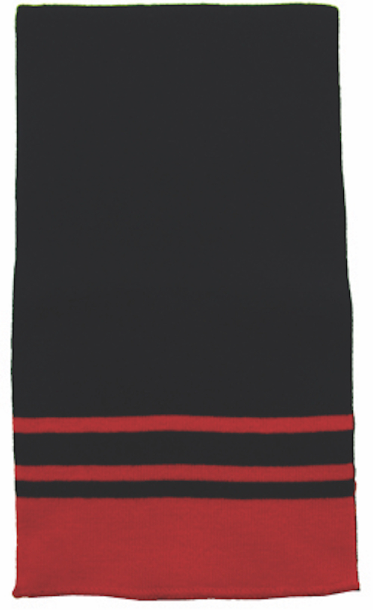 Deluxe Acrylic Scarf w/Striped End Design 6