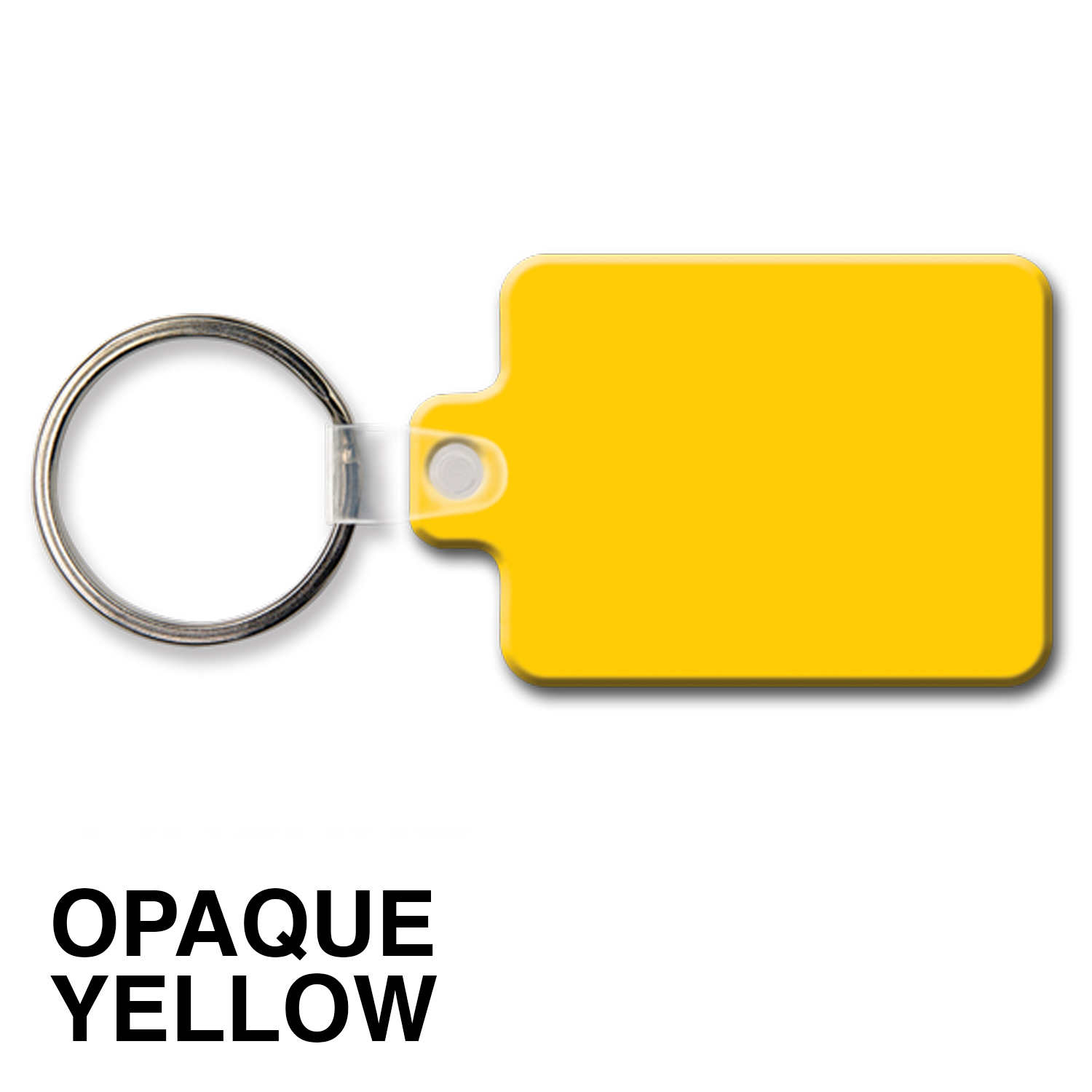 Medium Rectangle Key Tag w/Round Corners & Tab 2