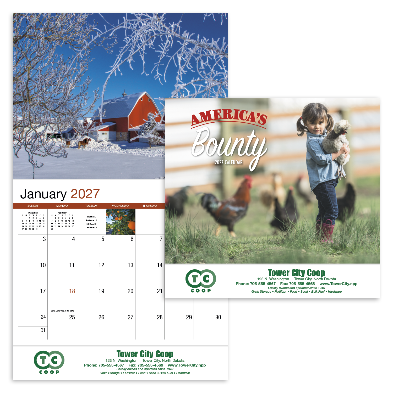 HotLine® Products America's Bounty Appointment Calendar - Stapled 26