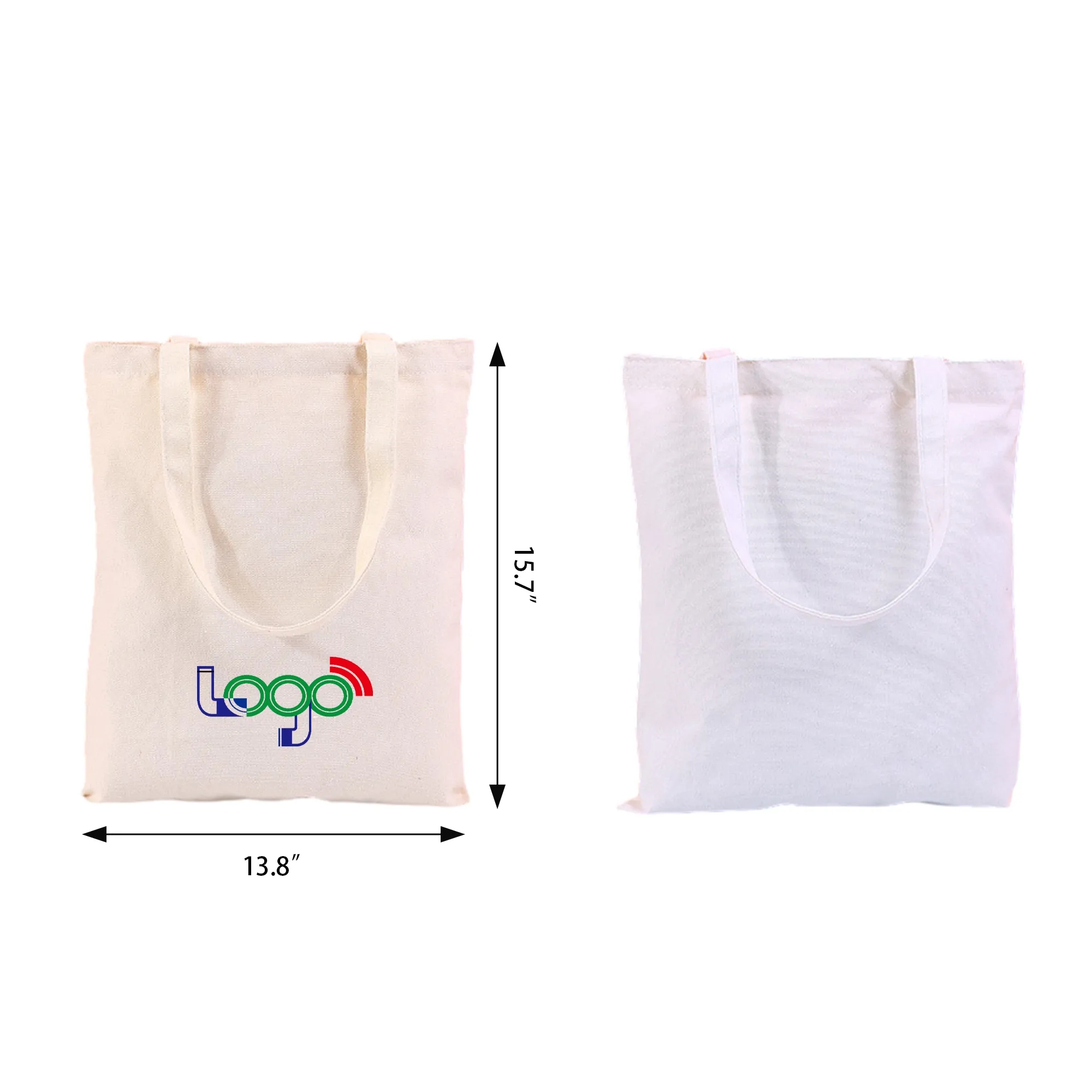 Hand-Held Canvas Environmental Protection Bag MOQ 100PCS, custom tote bag with logo imprint 3