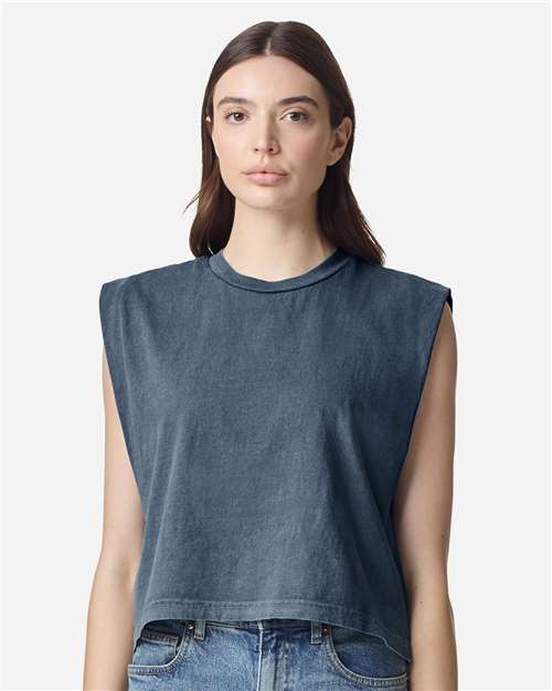 Women's Heavyweight Cotton Garment-Dyed Muscle Tee - 307GD 45