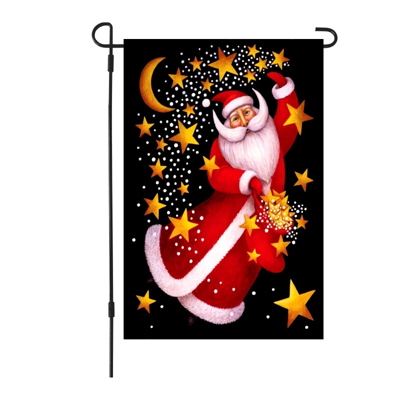 Home Decorative Merry Christmas Garden Flag 6