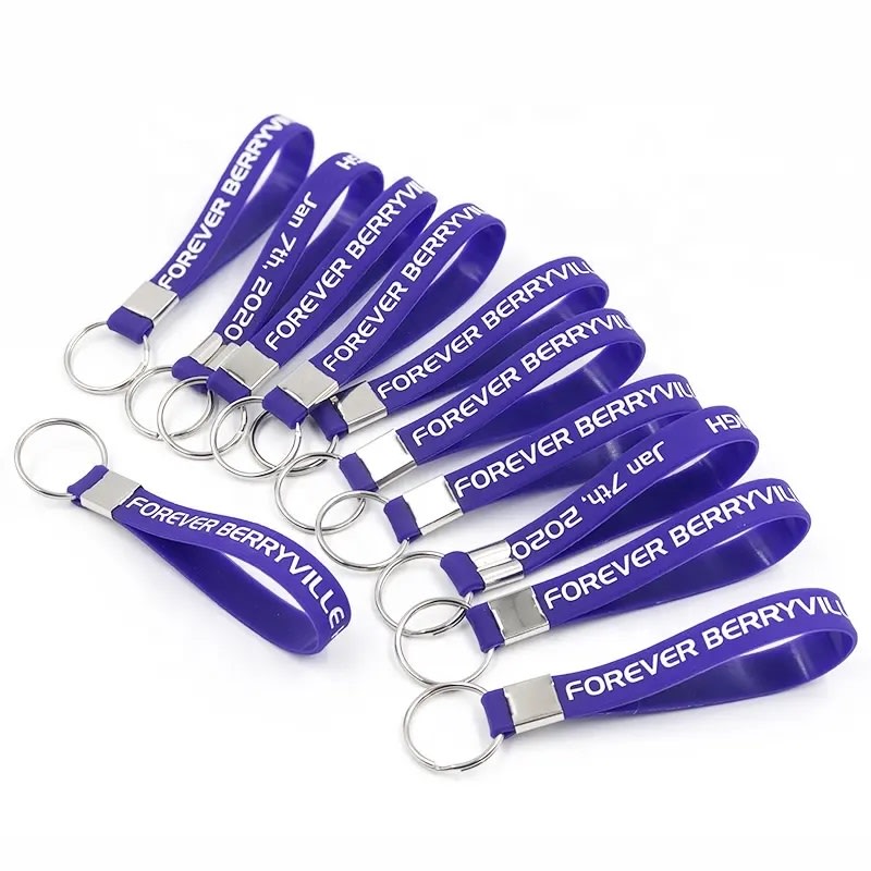 Custom Printed Wristband Keychains 1