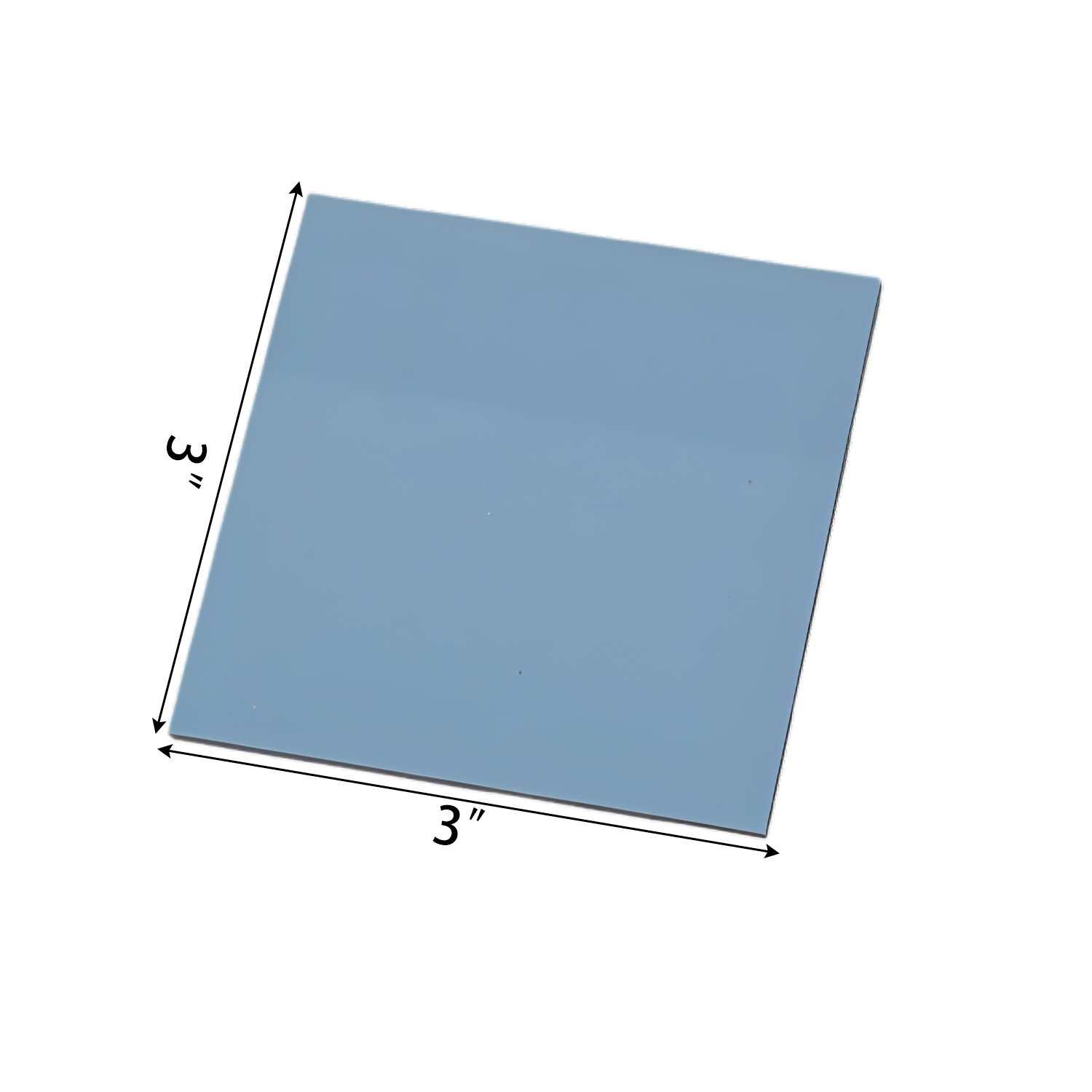 50 Sheets 3x3in PET Translucent Sticky Notes 9