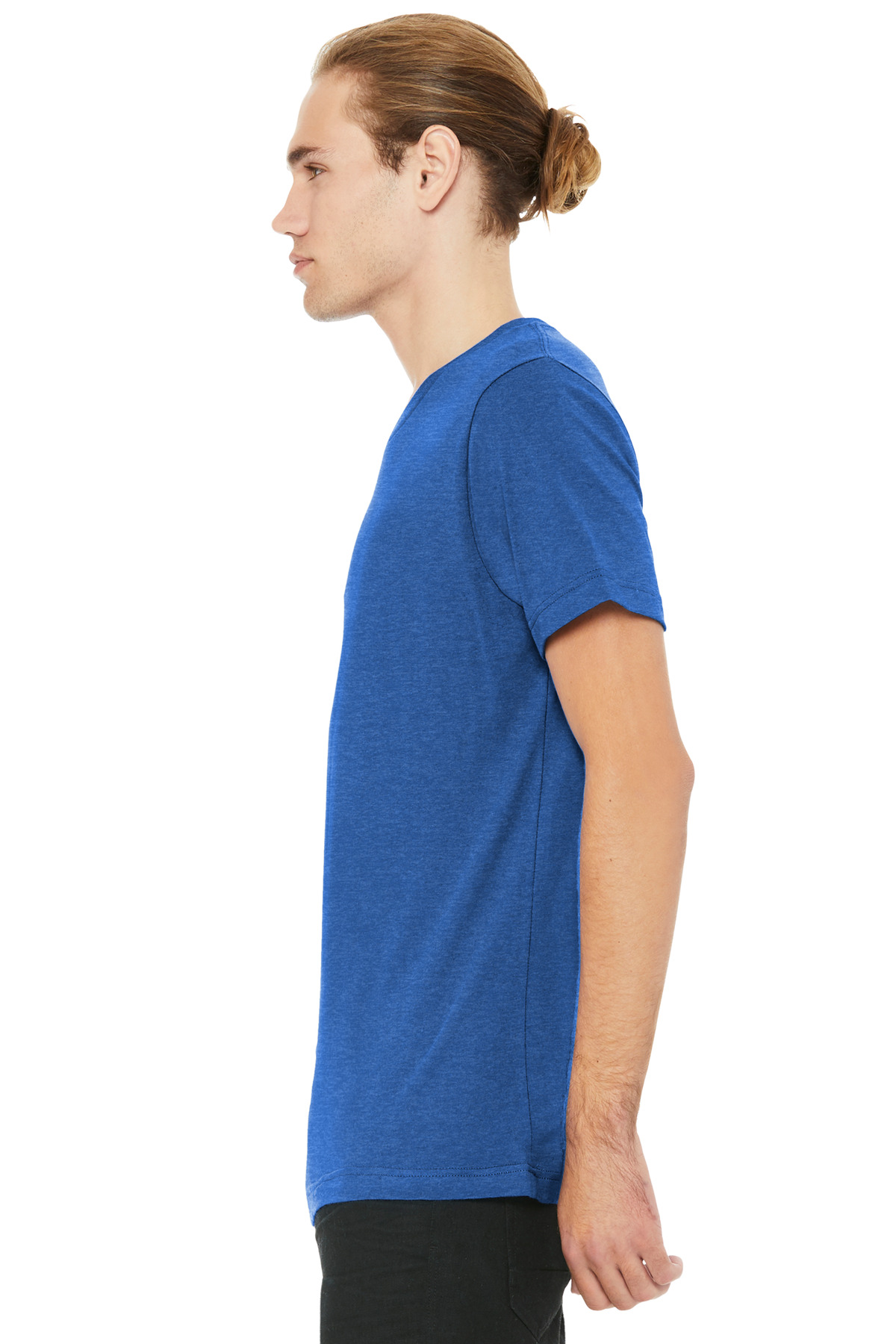 BELLA+CANVAS Unisex Heather CVC V-Neck Tee BC3005CVC 35